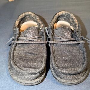 Hey Dude Kids Charcoal Moccasins